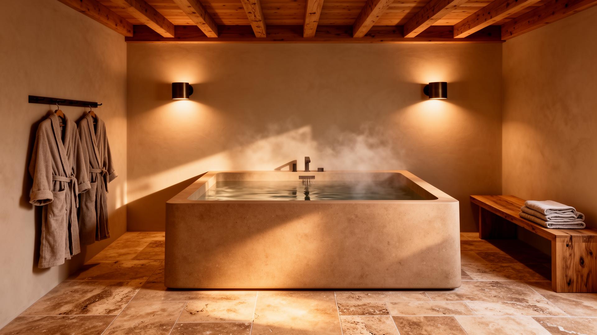 Couples deep soaking suite